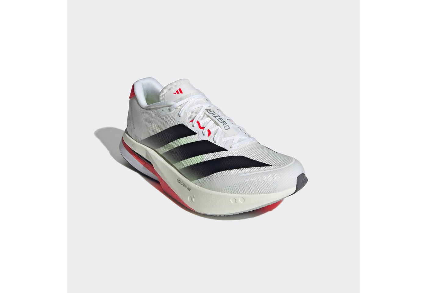 adidas performance ADIZERO BOSTON 13 Laufschuh (weiß/schwarz/rot)