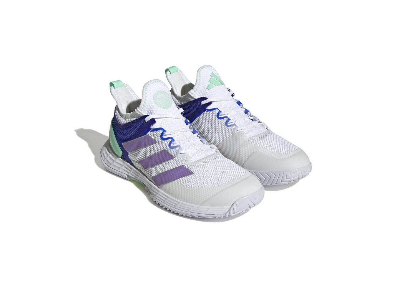 adidas performance Adizero Ubersonic 4 Allcourt/Leichtigkeit weiss/violett Damen Tennisschuh