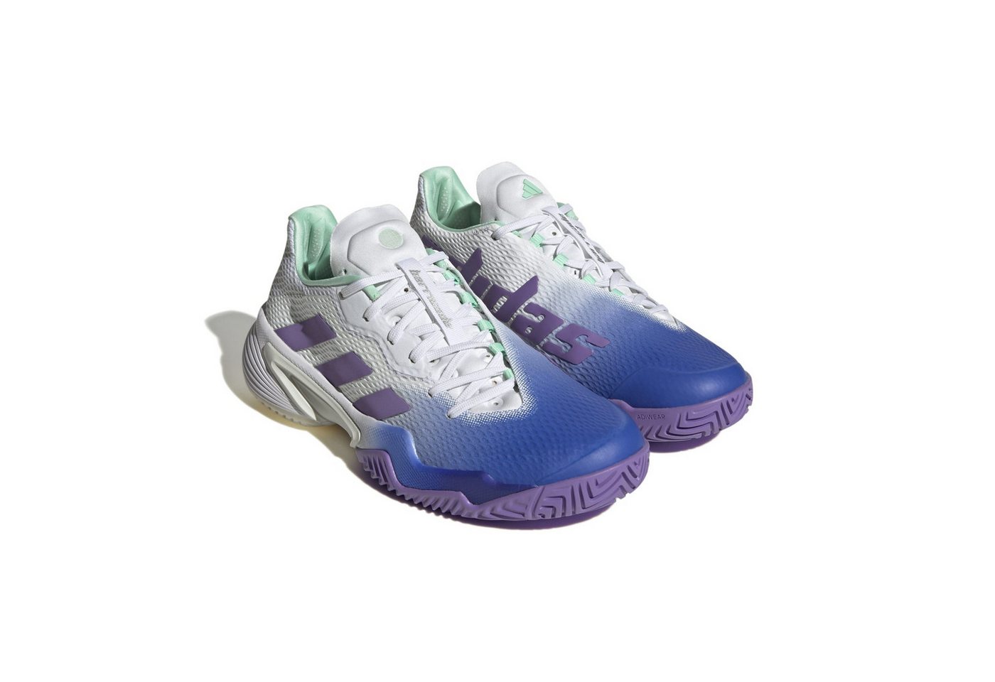 adidas performance Barricade Allcourt (Stabil) weiss/blau/violett Damen Tennisschuh