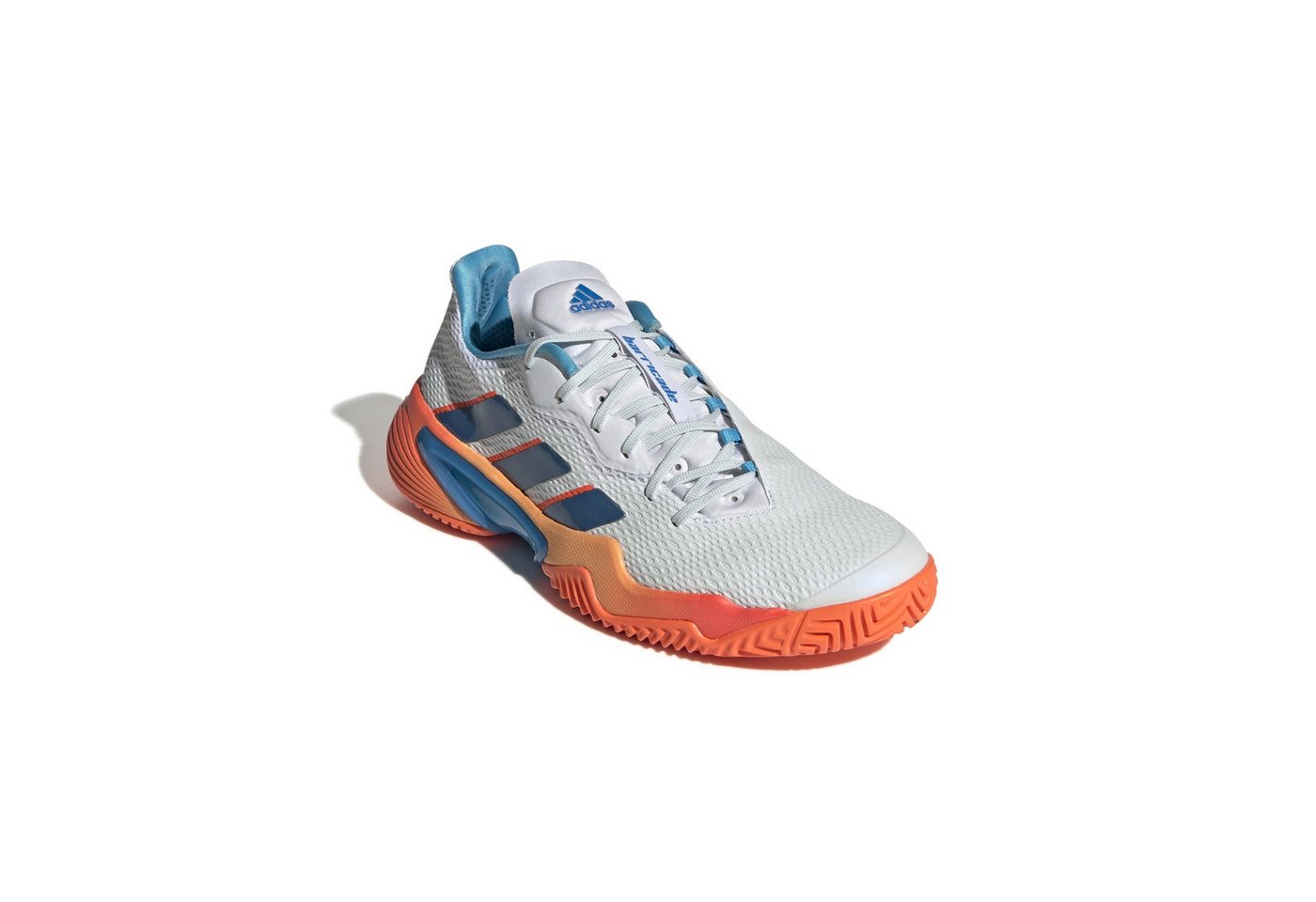 adidas performance Barricade Allcourt (Stabil) weiss/orange Herren Tennisschuh