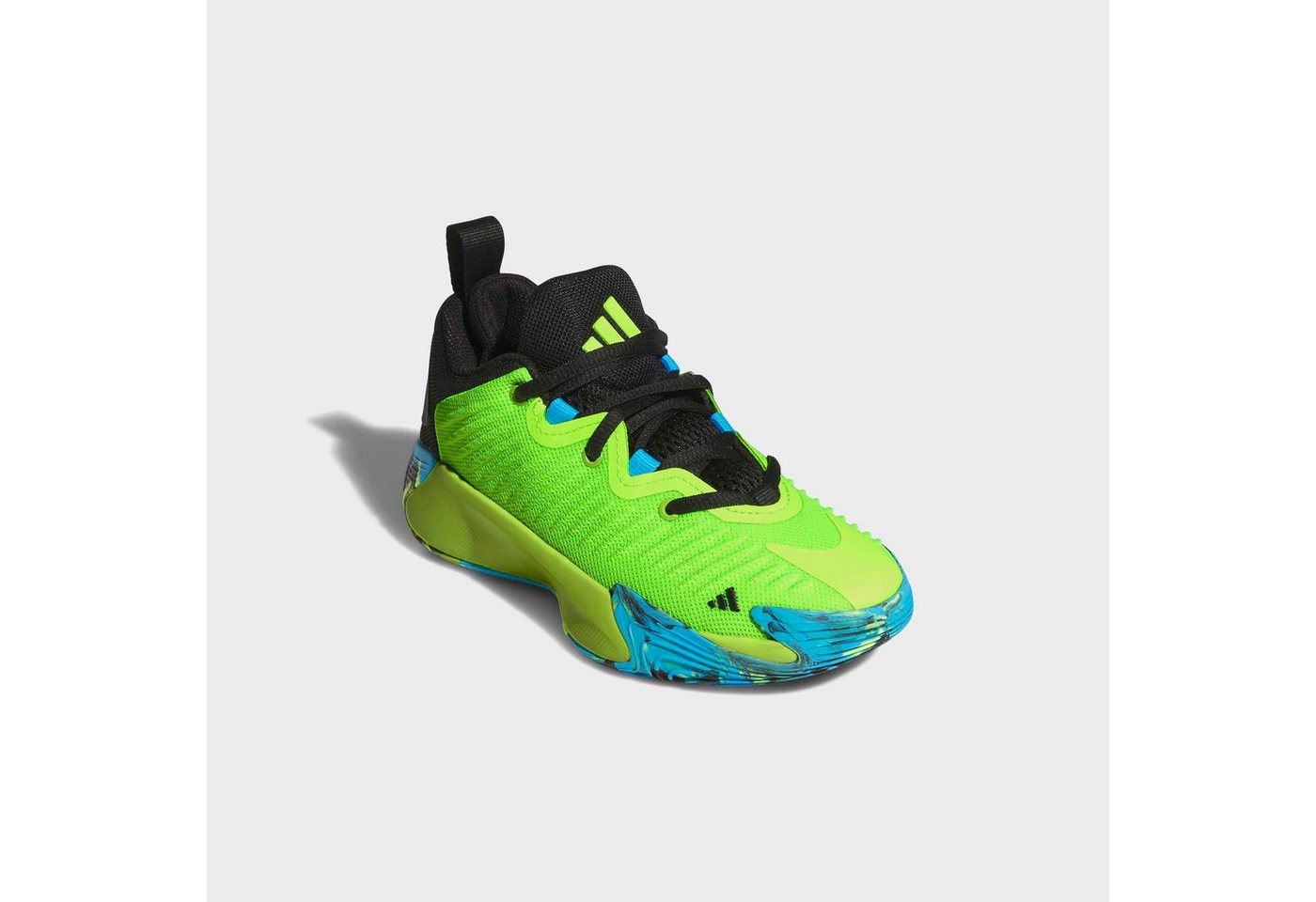 adidas performance ADIDAS INITIATION KIDS Basketballschuh für Kinder & Jugendliche (schwarz/blau)