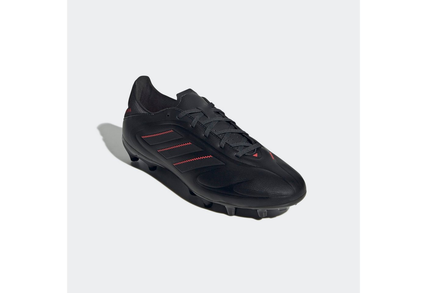 adidas performance COPA PURE 3 LEAGUE FG/MG Fußballschuh für Rasenplätze (schwarz/rot)
