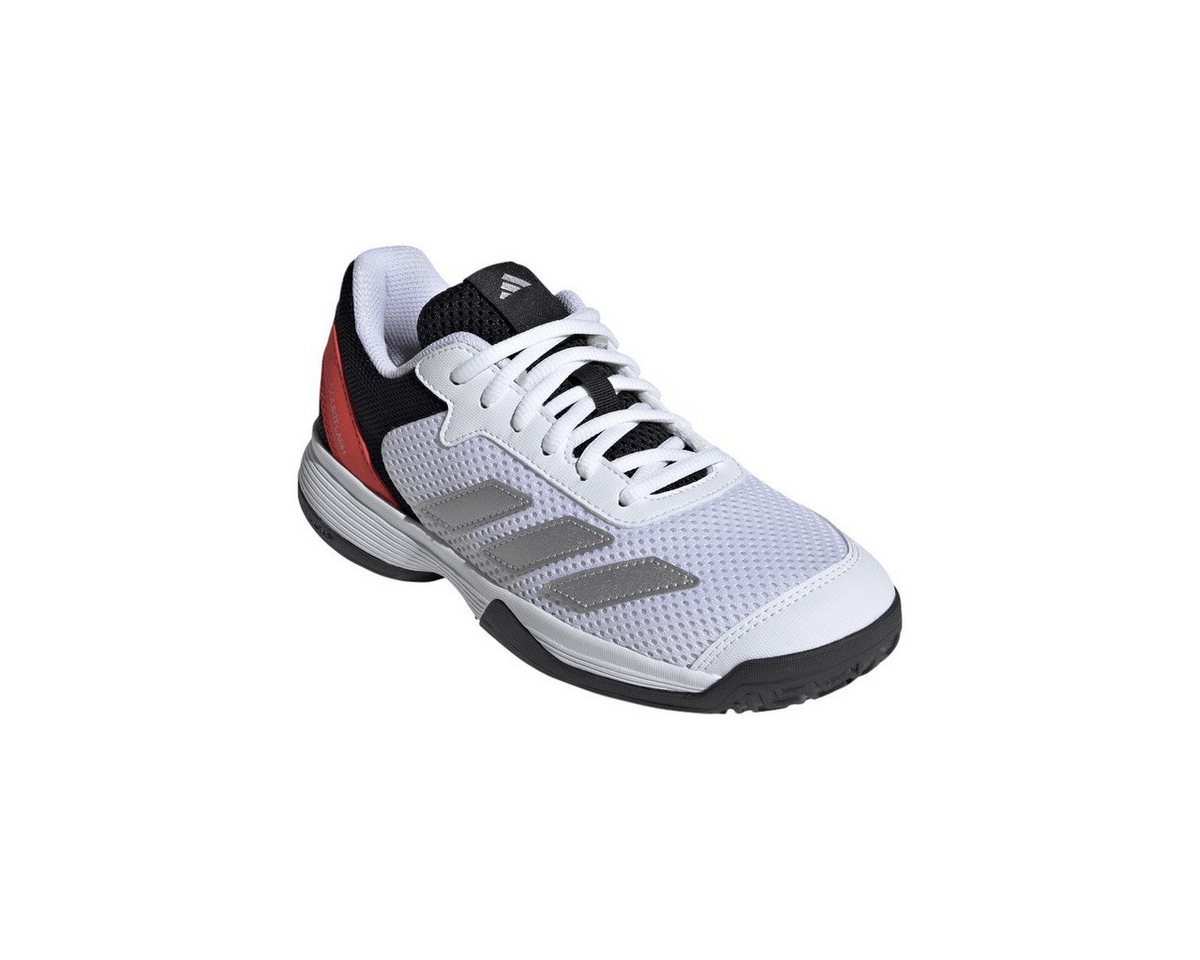 adidas performance Courtflash Allcourt weiss/schwarz Jungen Tennisschuh