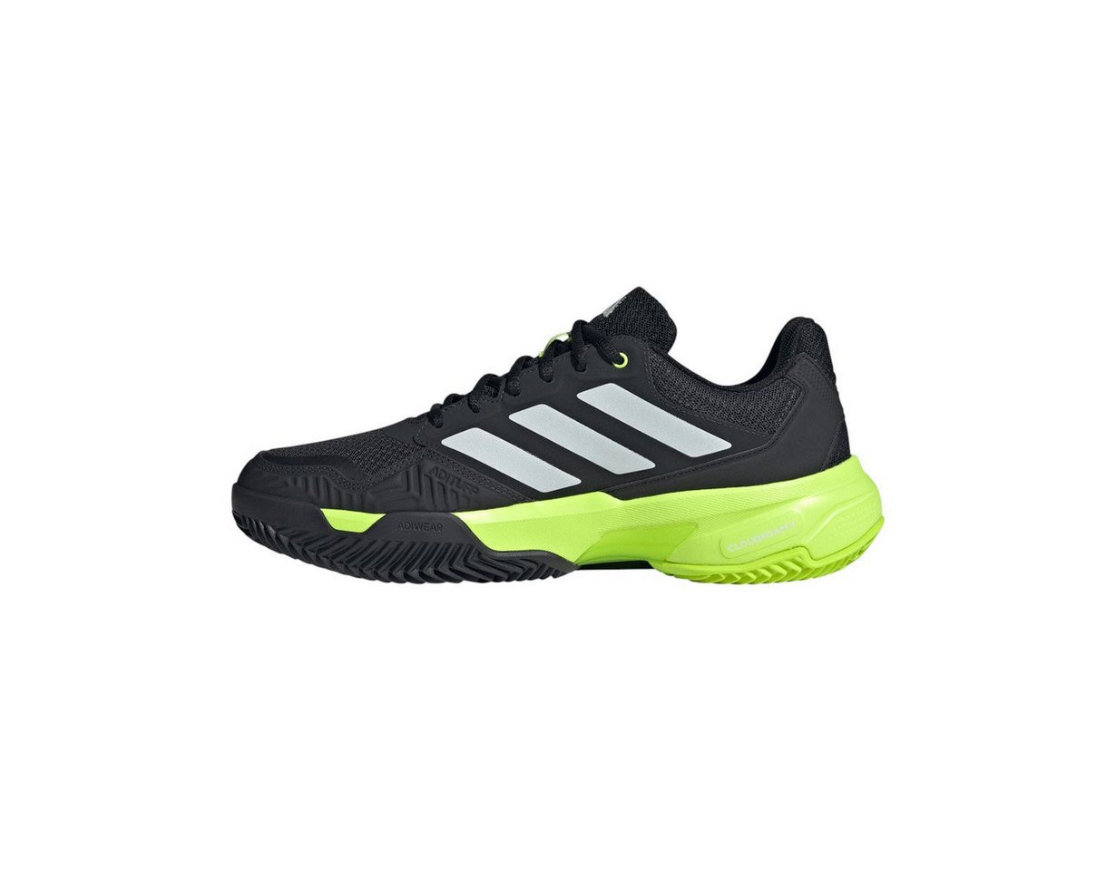 adidas performance CourtJam Control 3 Clay/Sandplatz 2025 schwarz/lime Herren Tennisschuh