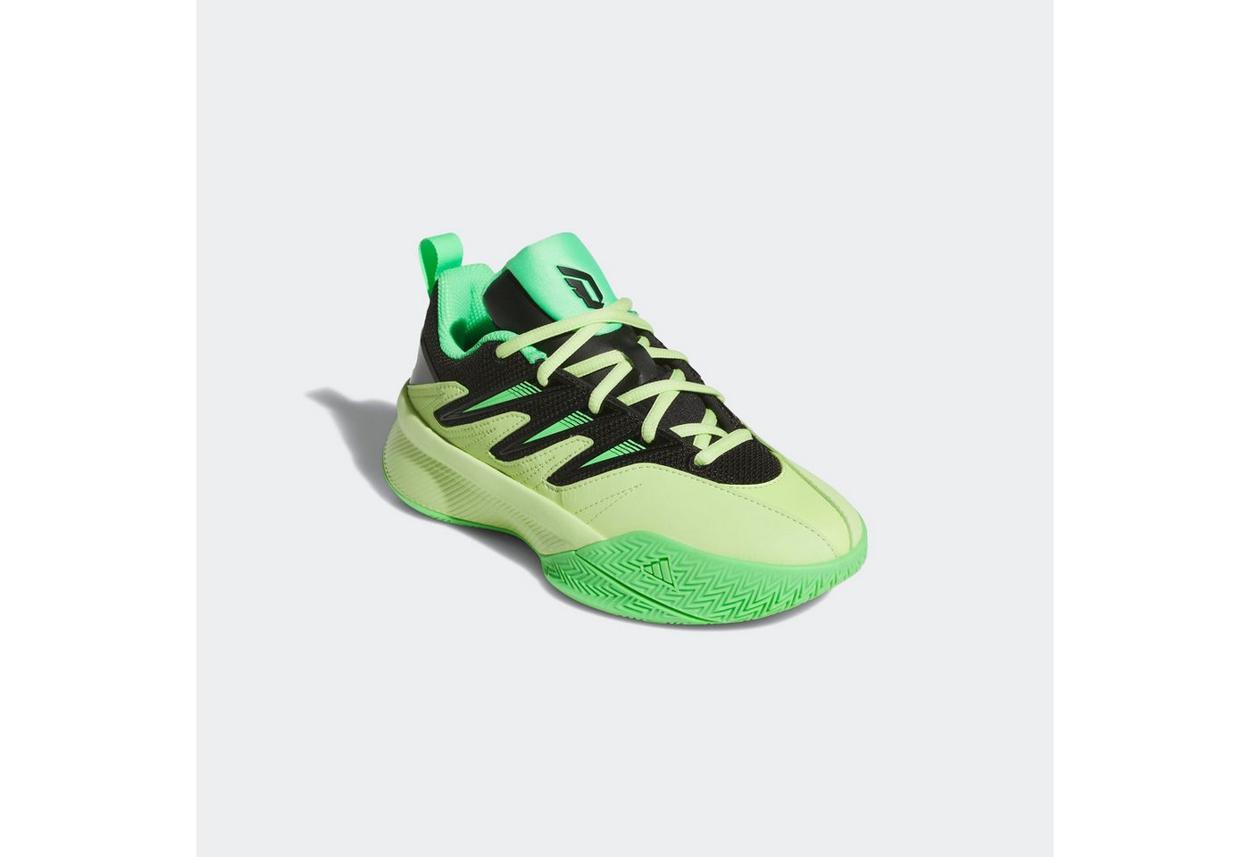 adidas performance DAME CERTIFIED 3 KIDS Basketballschuh für Kinder (schwarz/grün)