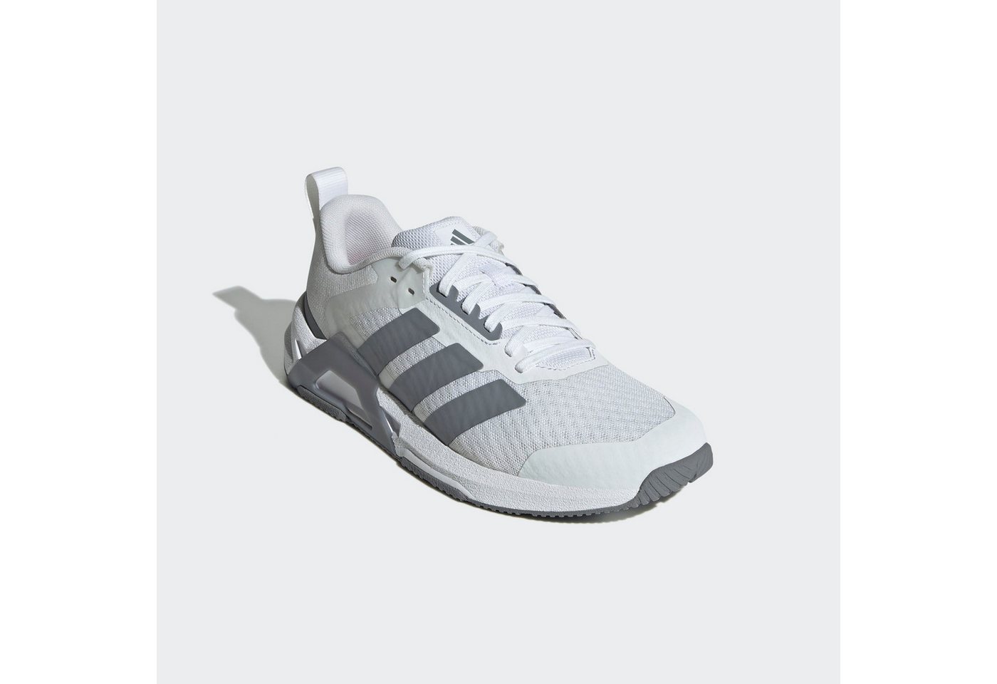 adidas performance DROPSET CONTROL Trainingsschuh für besseren Halt beim Gewichtstraining (weiß/grau/rot)