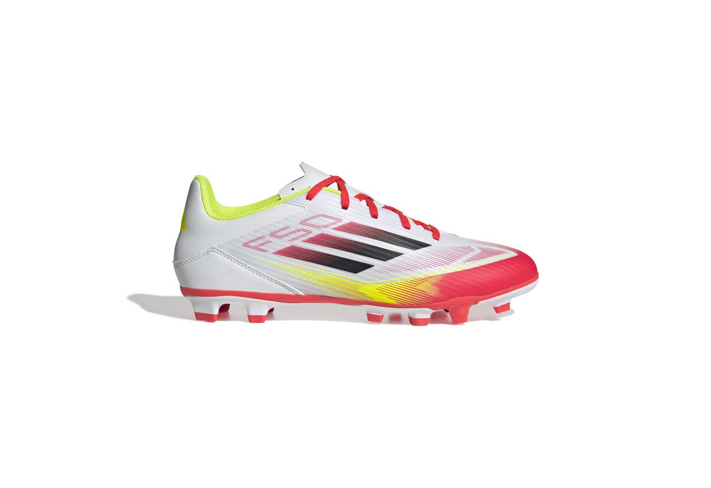 adidas performance F50 CLUB FG/MG FTWWHT/CBLACK/SYELLO Fußballschuh