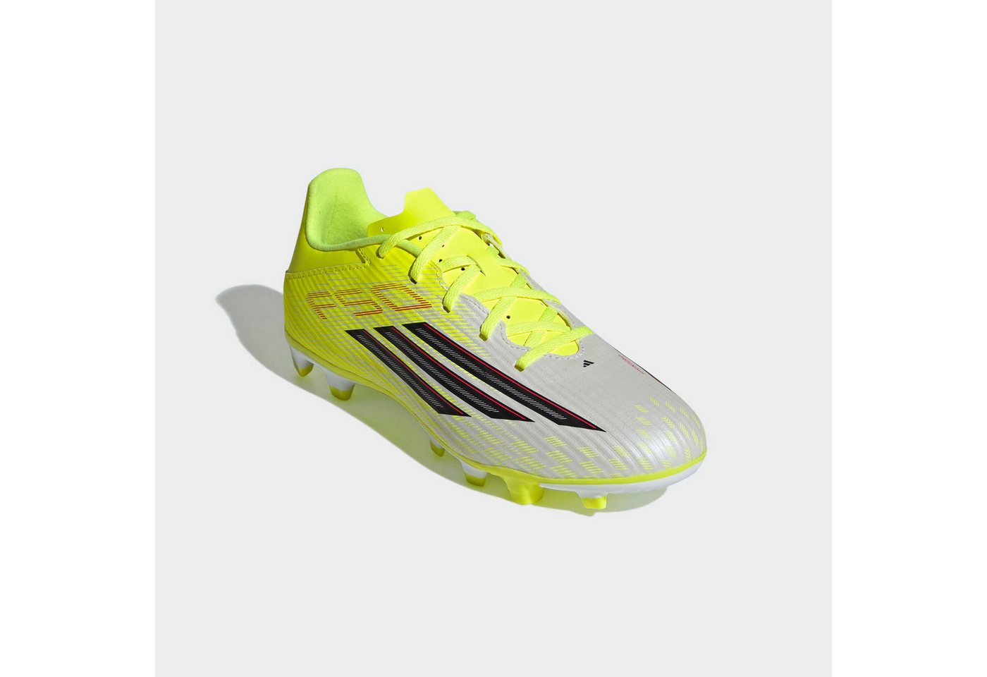 adidas performance F50 CLUB, FESTE/GEMISCHTE BÖDEN Fußballschuh für viele verschiedene Böden geeignet (gelb/schwarz/rot)
