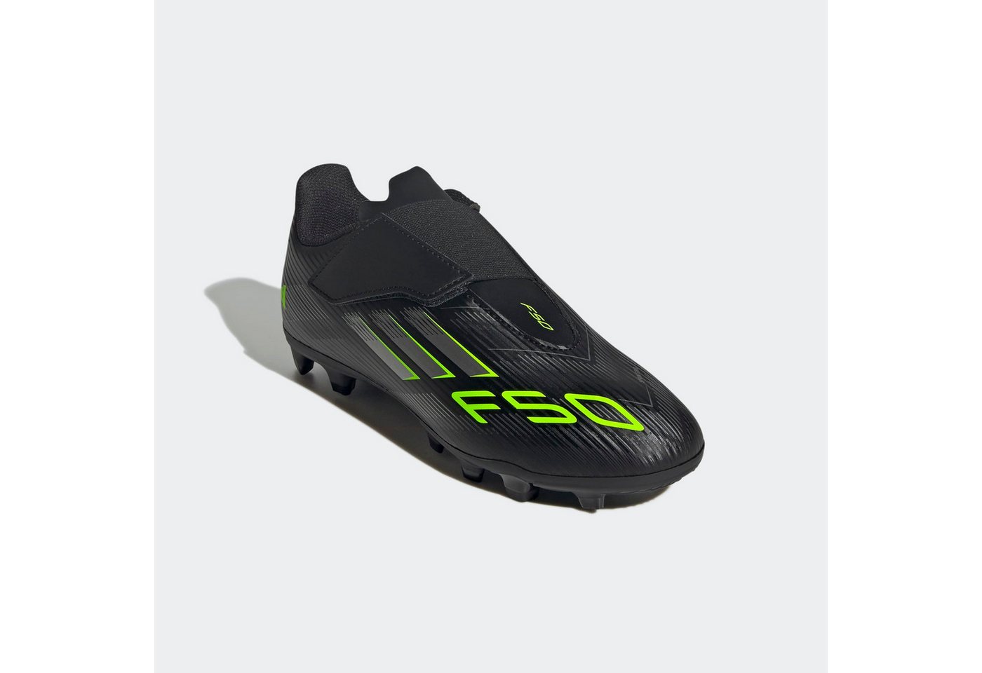 adidas performance F50 CLUB KLETTVERSCHLUSS KUNSTRASEN NEUERER GENERATION, HART- UND ASCH Fußballschuh geeignet für Rasen- und Kunstrasenplätze