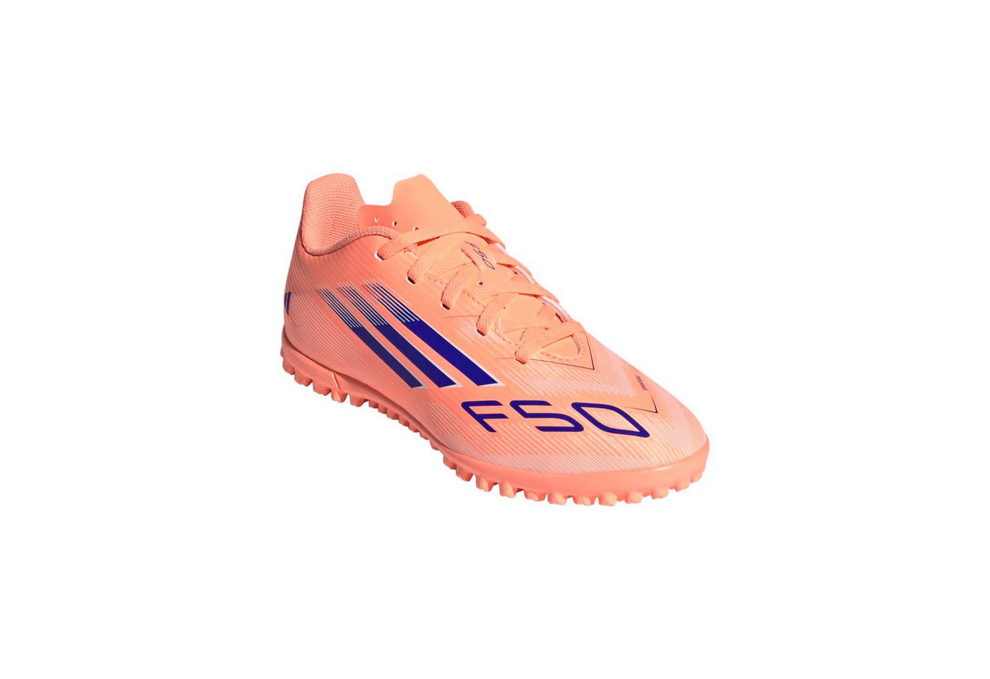 adidas performance F50 Club TF (für Kunstrasen, Hart- und Aschenplätze) orange/blau Fußballschuh