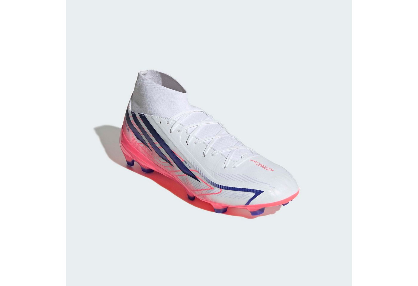adidas performance F50 HYPERFAST LEAGUE, MITTELHOCH, FESTE BÖDEN Fußballschuh für Rasen und feste Böden, gespielt bei der Weltmeisterschaft 2026