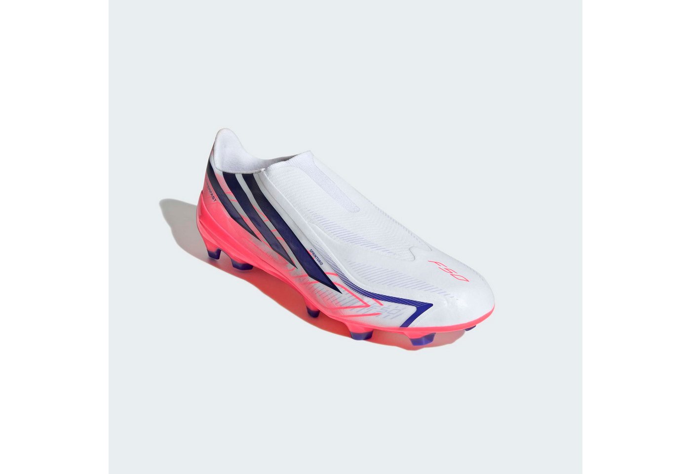 adidas performance F50 HYPERFAST LEAGUE, SCHNÜRLOS, FESTE BÖDEN Fußballschuh Außensohle für Rasen und feste Böden