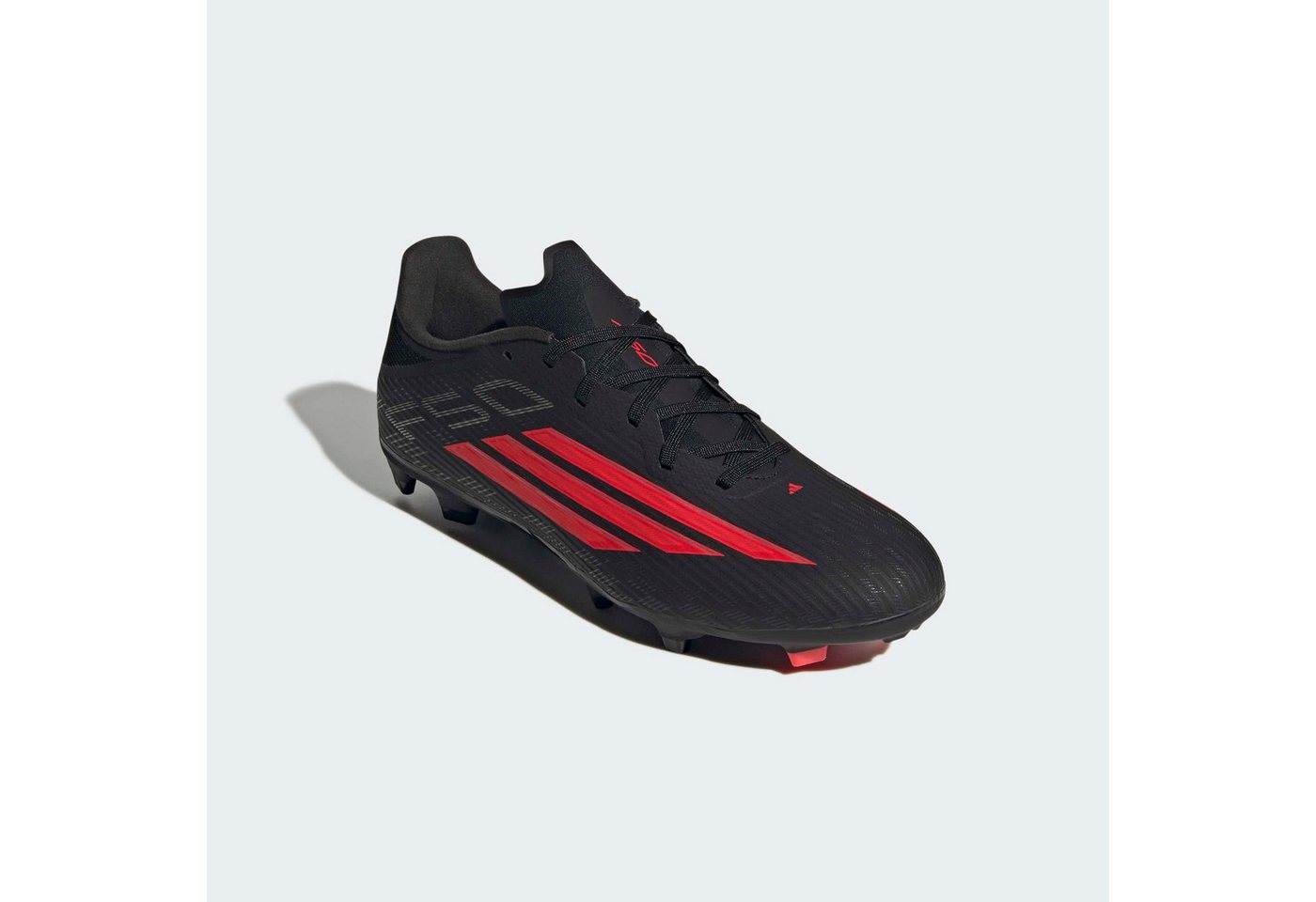 adidas performance F50 LEAGUE FIRM GROUND/MULTI GROUND Fußballschuh für viele verschiedene Böden geeignet (schwarz/rot)