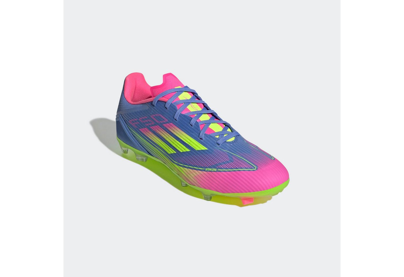 adidas performance F50 LEAGUE FG/MG Fußballschuh für Rasenplätze (blau/rosa)