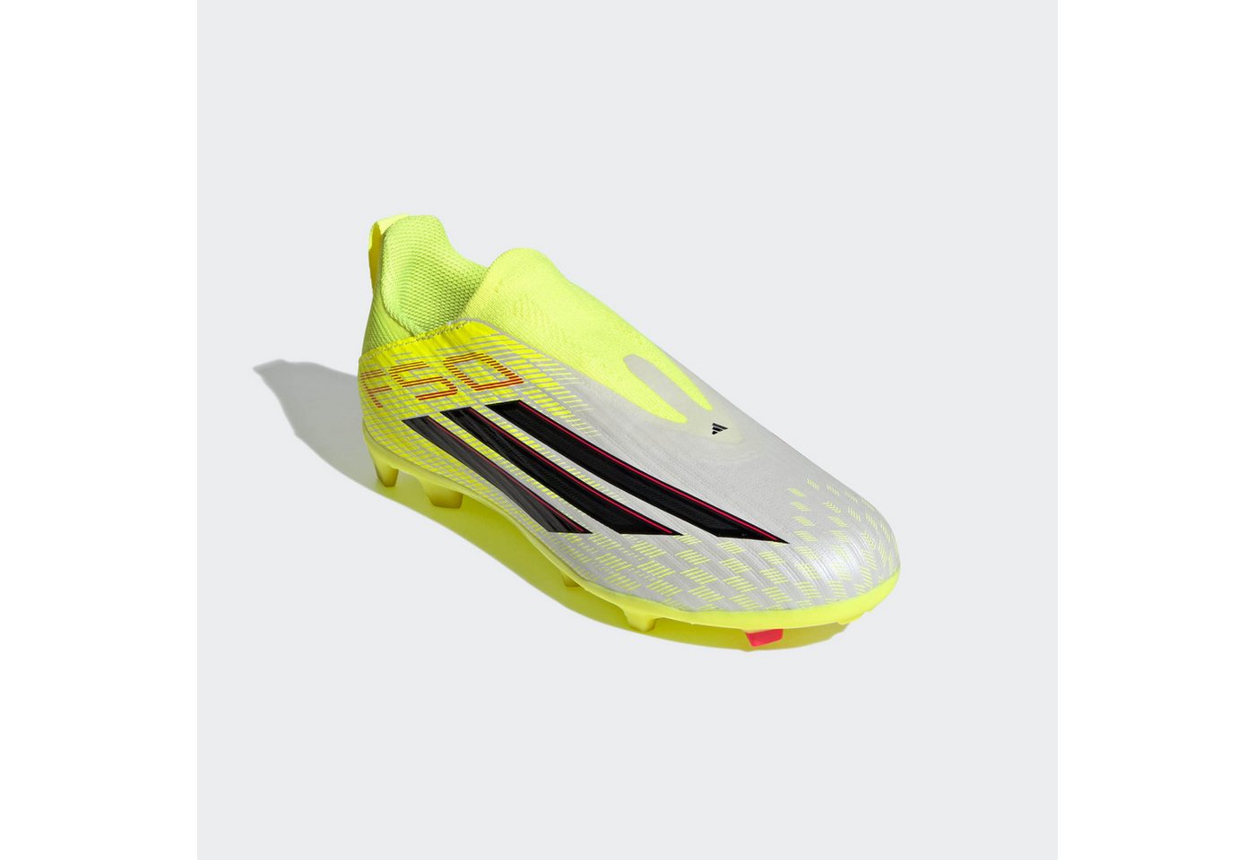 adidas performance F50 LEAGUE LACELESS FG/MG KIDS FUSSBALLSCHUH Fußballschuh (gelb/schwarz/rot)