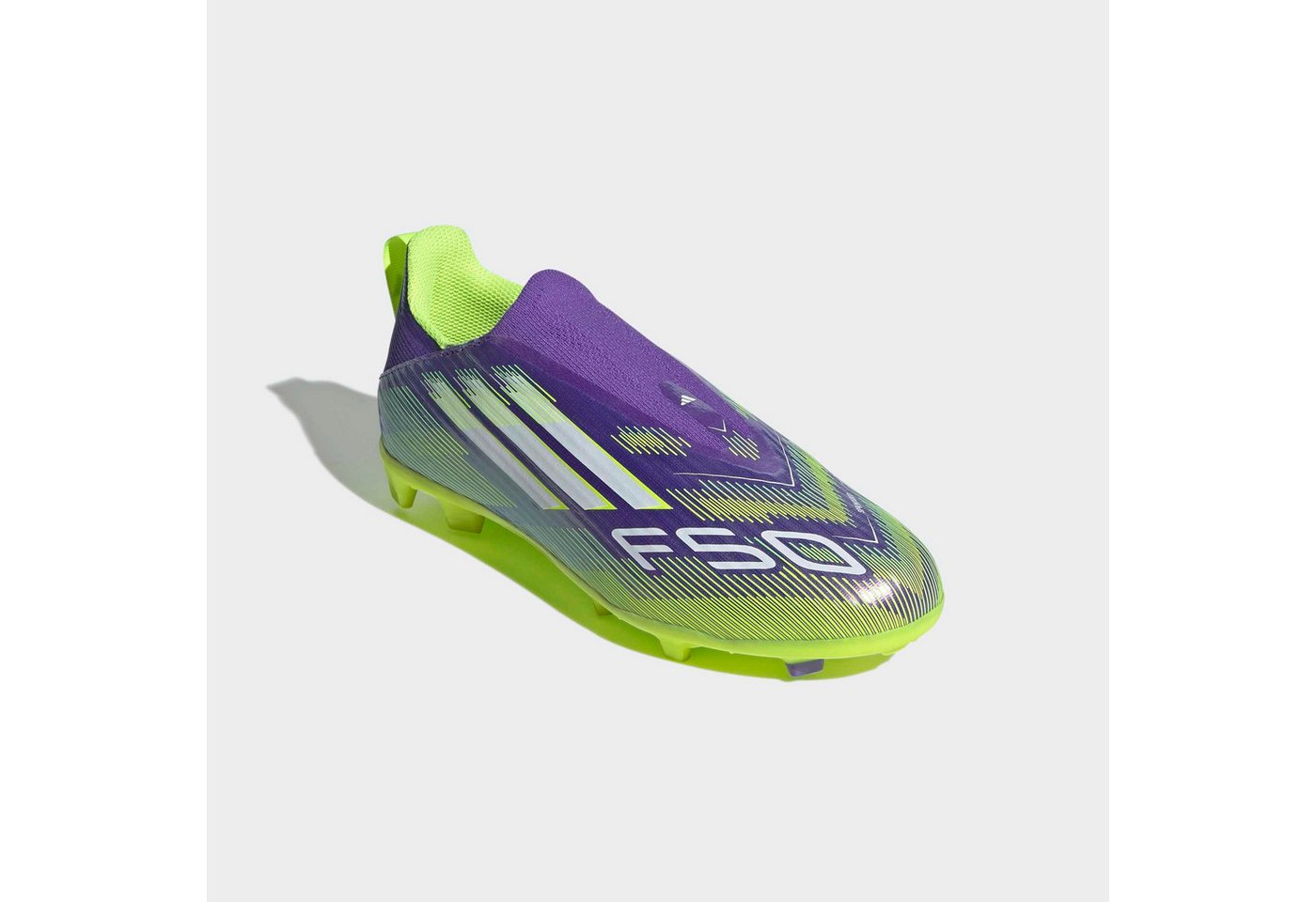 adidas performance F50 LEAGUE LACELESS FIRM/MULTI-GROUND KINDER Fußballschuh geeignet für Rasen- und Kunstrasenplätze, für Kinder & Jugendliche