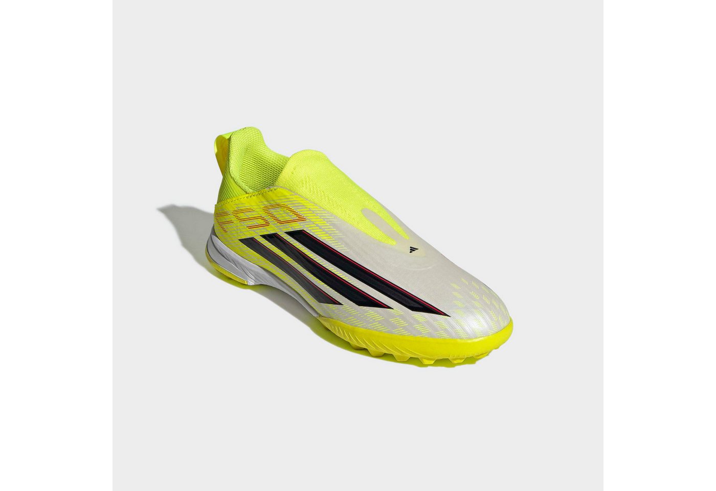 adidas performance F50 LEAGUE LACELESS TURF KIDS Fußballschuh für Kunstrasen, Hart- und Aschenplätze, für Kinder & Jugendliche