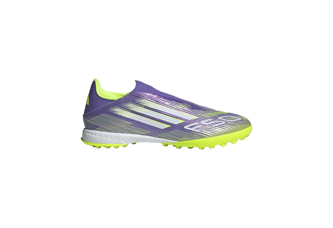 adidas performance F50 League LL TF (Kunstrasen, Hart-Aschenplätze) purple/lime Herren Fußballschuh