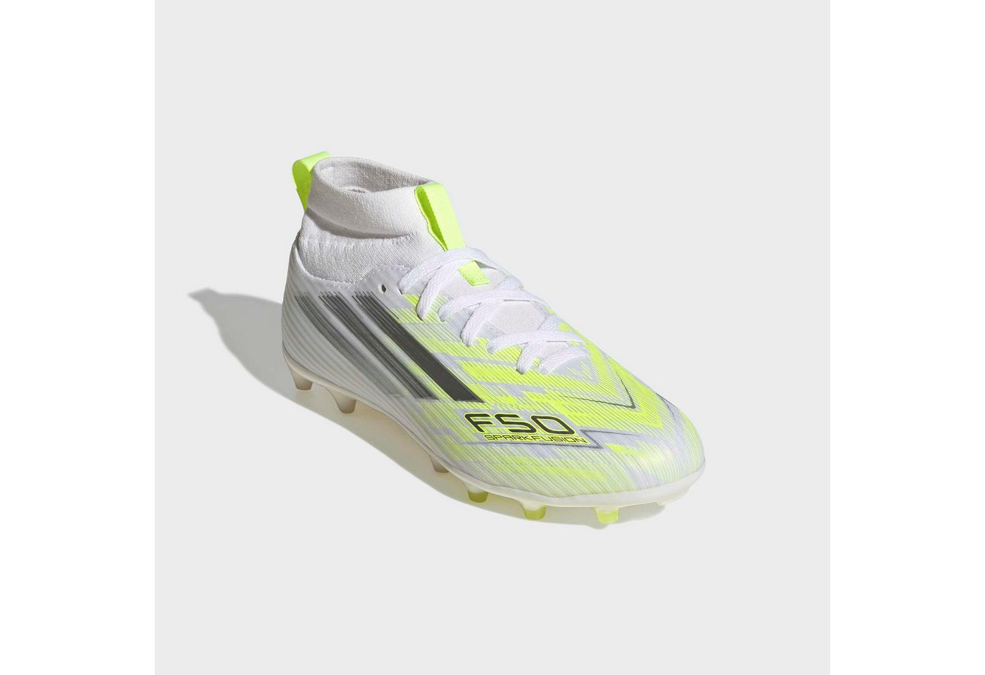 adidas performance F50 SPARKFUSION LEAGUE MID CUT FIRM GROUND / ARTIFICIAL GROUND KIDS Fußballschuh für Rasen und Kunstrasenplätze geeignet, für Kinder & Jugendliche