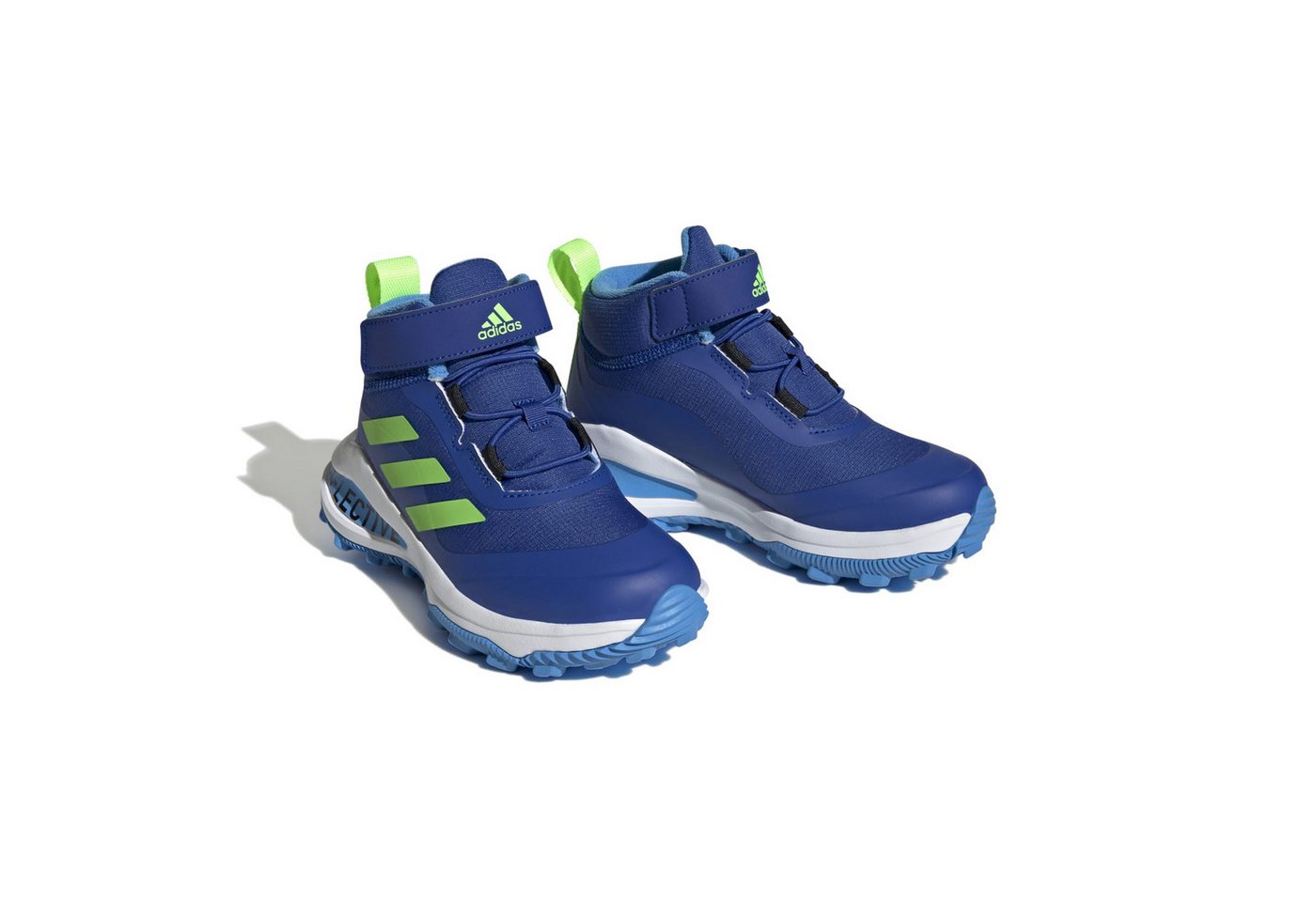 adidas performance Fortarun (Freizeit, All Terrain, Cloudfoam, Klett) blau Kinder Laufschuh
