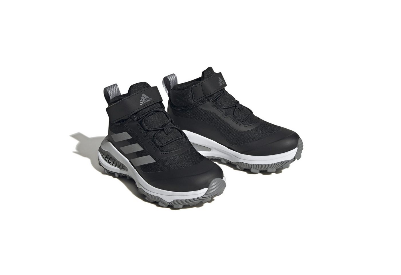 adidas performance Fortarun (Freizeit, All Terrain, Cloudfoam, Klett) schwarz Kinder Laufschuh