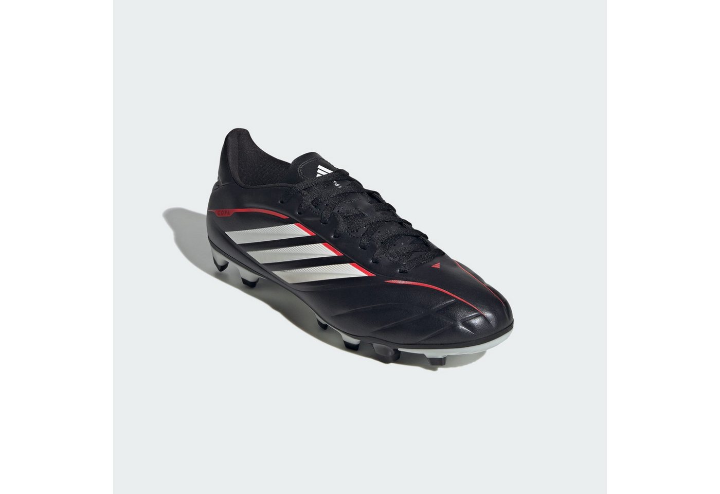 adidas performance Fußballschuh (2-tlg) (schwarz/weiß/rot)
