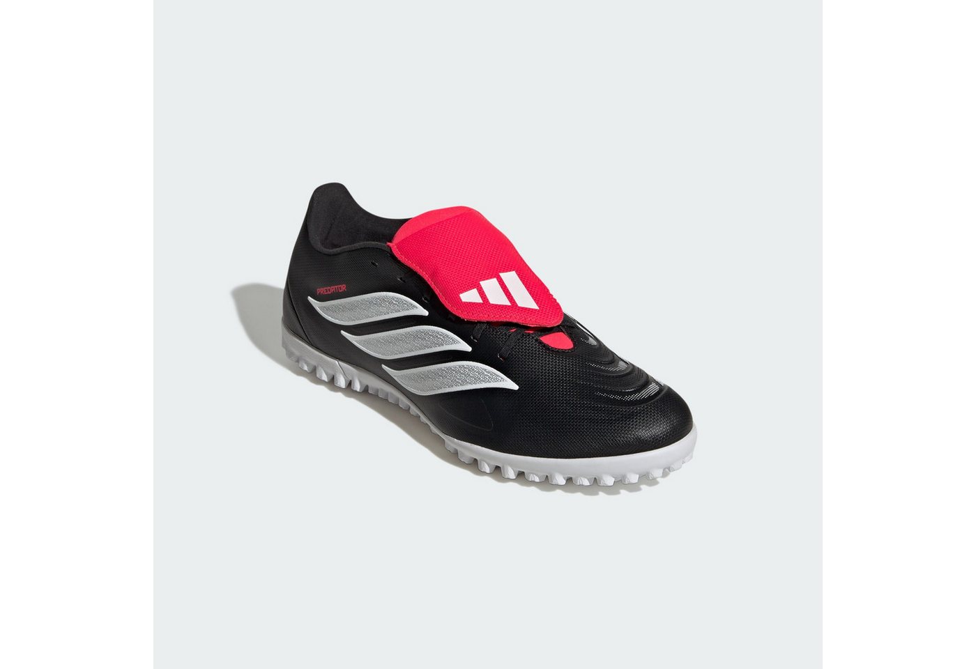 adidas performance Fußballschuh (schwarz/weiß/rot)