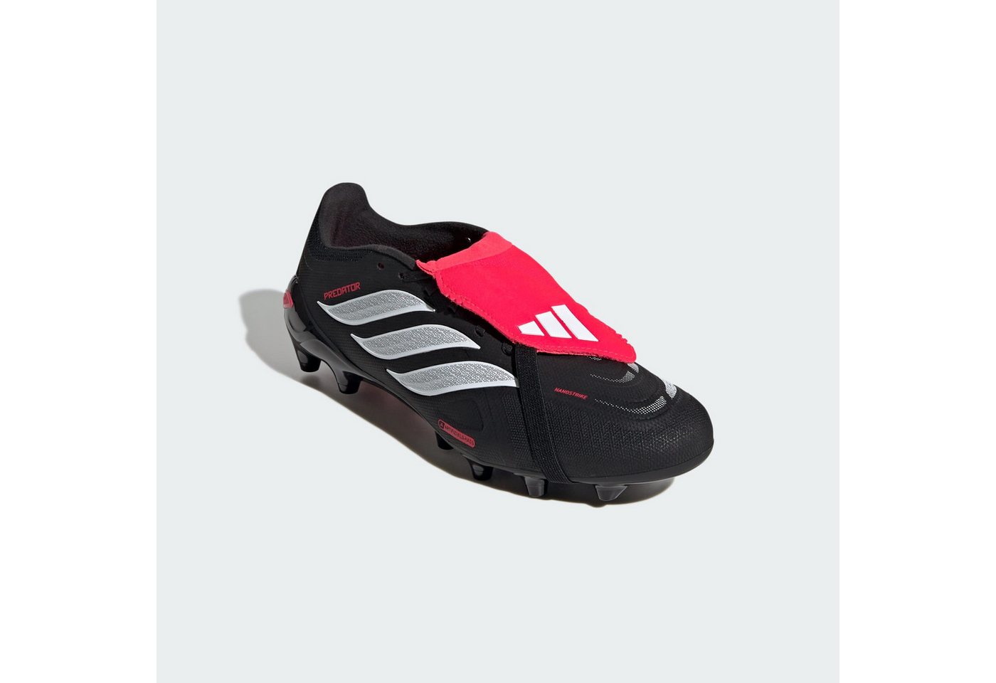 adidas performance Fußballschuh (2-tlg) (schwarz/weiß/rot)