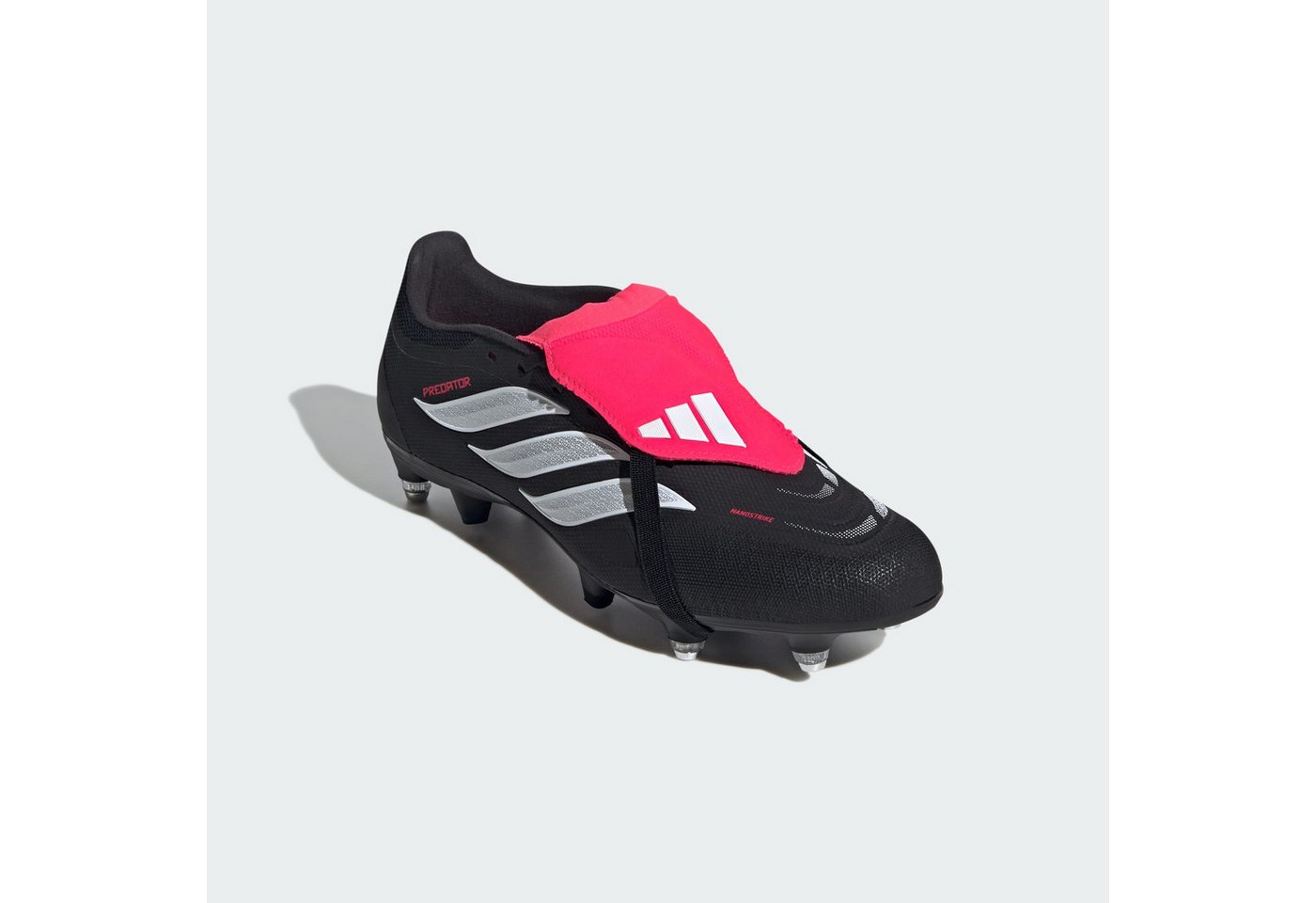 adidas performance Fußballschuh (2-tlg) (schwarz/weiß/rot)