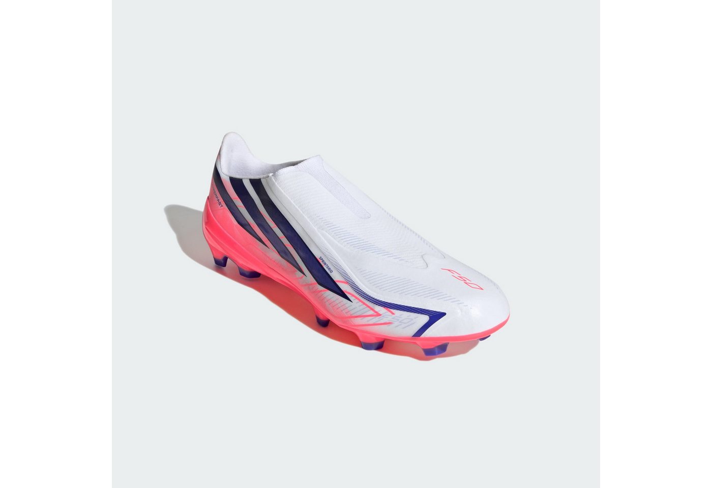 adidas performance Fußballschuh (2-tlg) (weiß/lila)