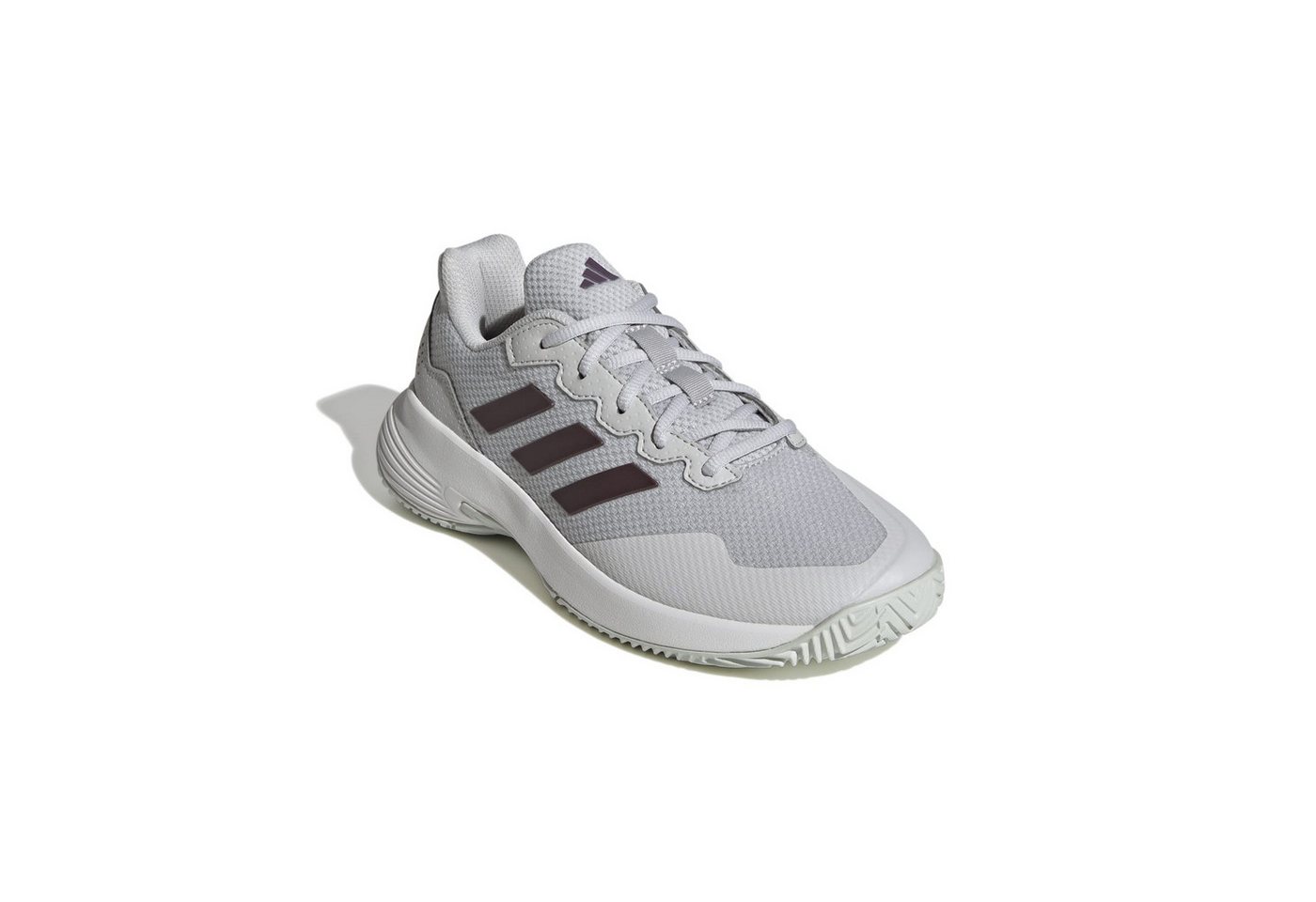 adidas performance GameCourt 2.0 Allcourt grau/weiss Damen Tennisschuh