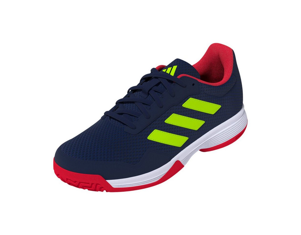 adidas performance Gamespec Allcourt blau/gelb/rot Kinder Tennisschuh