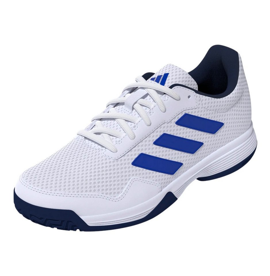 adidas performance Gamespec Allcourt weiss/blau Kinder Tennisschuh