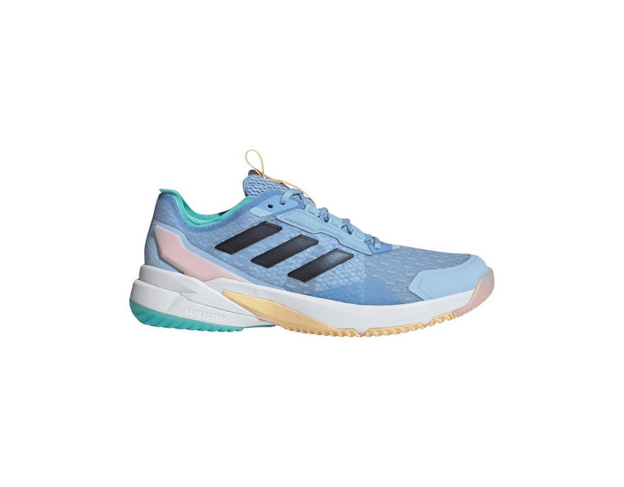 adidas performance Hallen-Indoorschuhe CrazyFlight 6 blau Damen Badmintonschuh