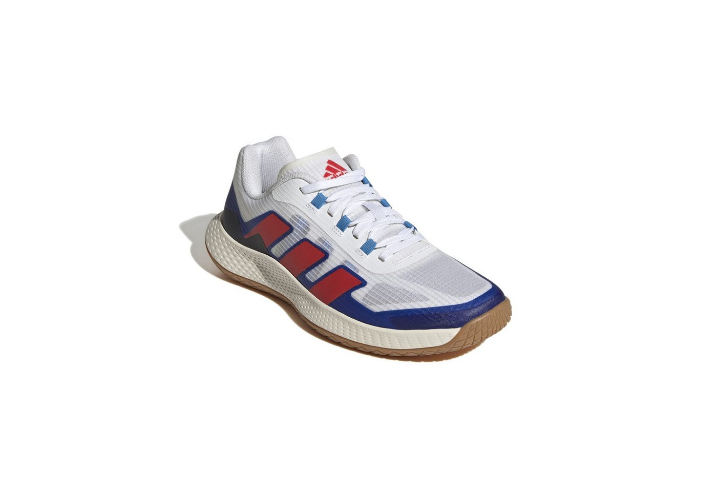 adidas performance Hallen-Indoorschuhe ForceBounce 2.0 weiss/rot Herren Badmintonschuh