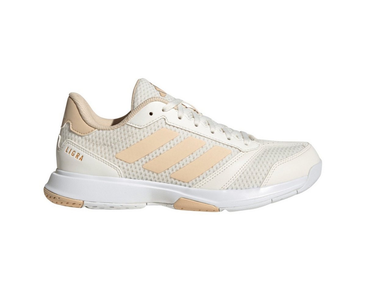 adidas performance Hallen-Indoorschuhe Ligra 8 weiss/beige Damen Squashschuh
