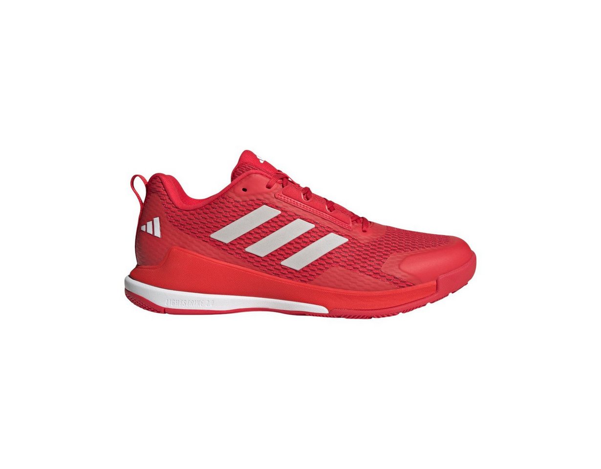 adidas performance Hallen-Indoorschuhe Novaflight 2 rot Herren Badmintonschuh