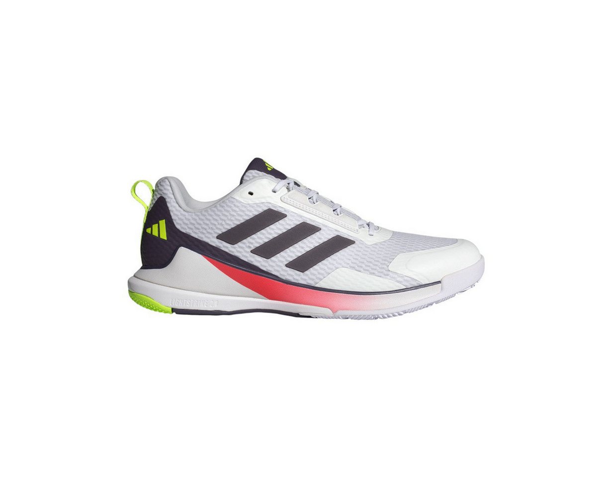 adidas performance Hallen-Indoorschuhe Novaflight 2 weiss Herren Badmintonschuh
