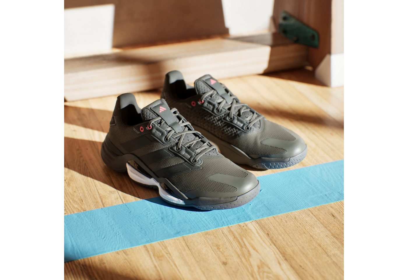 adidas performance Hallen-Indoorschuhe Stabil 16 schwarz Herren Badmintonschuh