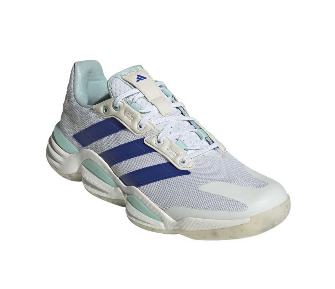adidas performance Hallen-Indoorschuhe Stabil 16 weiss/blau/mintgrün Herren Badmintonschuh