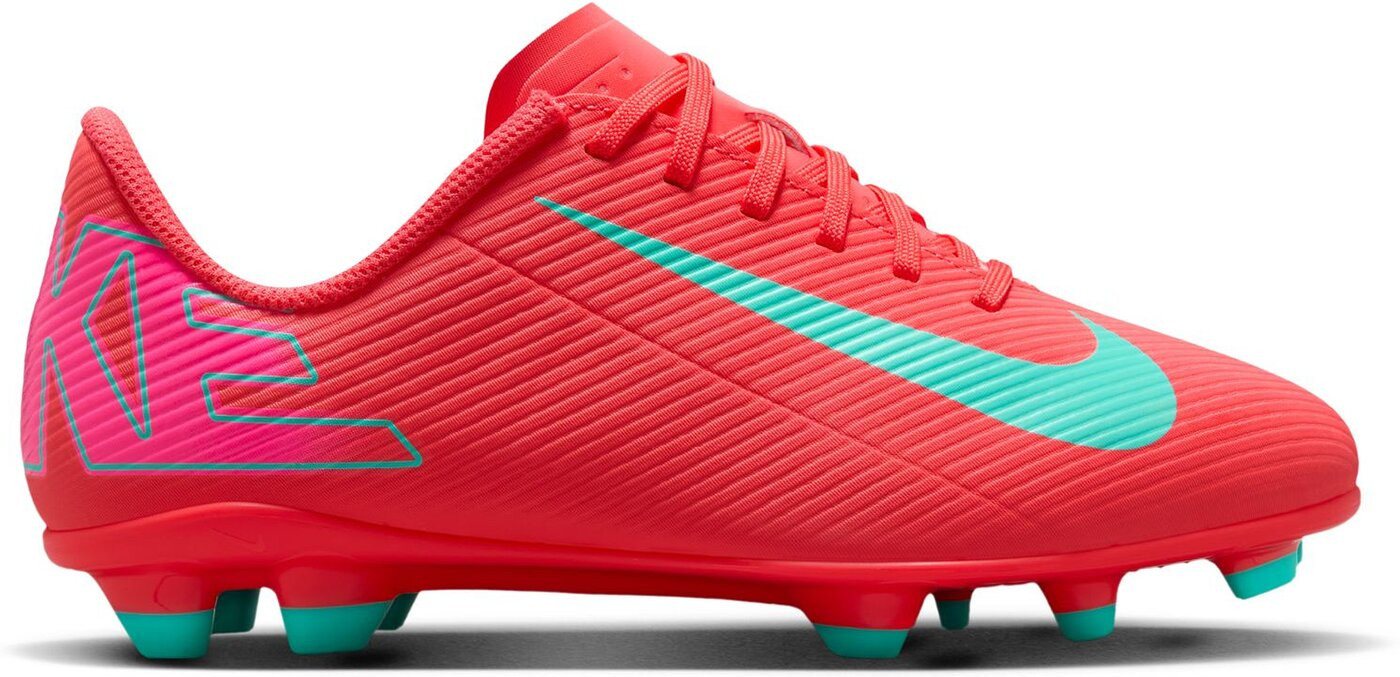 adidas performance JR VAPOR 16 CLUB FG/MG EMBER GLOW/AURORA GREEN Fußballschuh