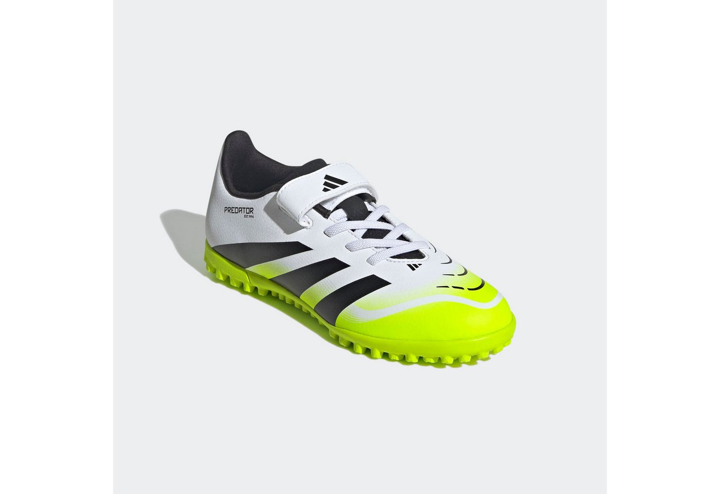 adidas performance PREDATOR CLUB HOOK-AND-LOOP KUNSTRASEN KIDS Fußballschuh geeignet für harte Untergründe Asche und Kunstrasen