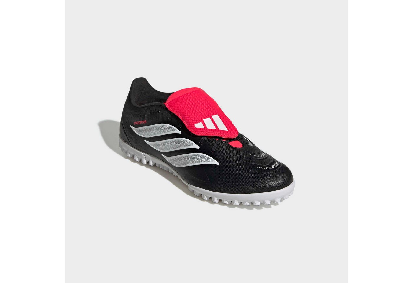 adidas performance PREDATOR CLUB, ROLLRASEN, UMSCHLAGBARE ZUNGE Fußballschuh für kurzen Kunstrasen, Hart- und Aschenplätze