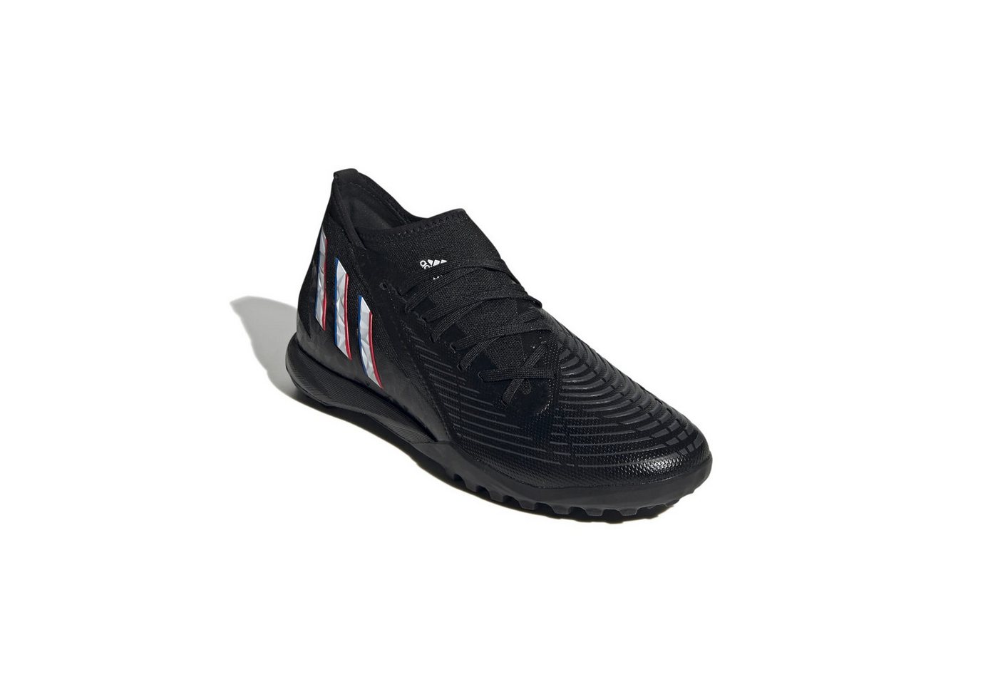 adidas performance Predator Edge.3 TF für Hart- und Aschenplätzen schwarz Herren Fußballschuh