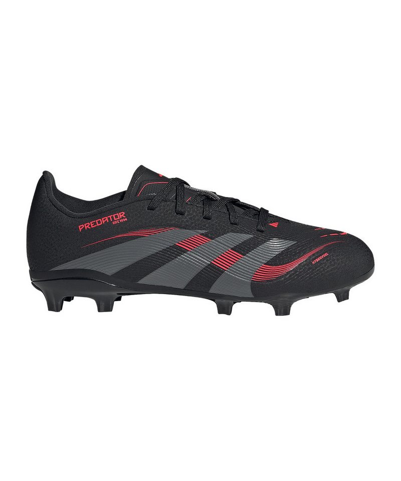 adidas performance Predator League FG/MG Kids Weiß Fußballschuh (grau/rot/schwarz)
