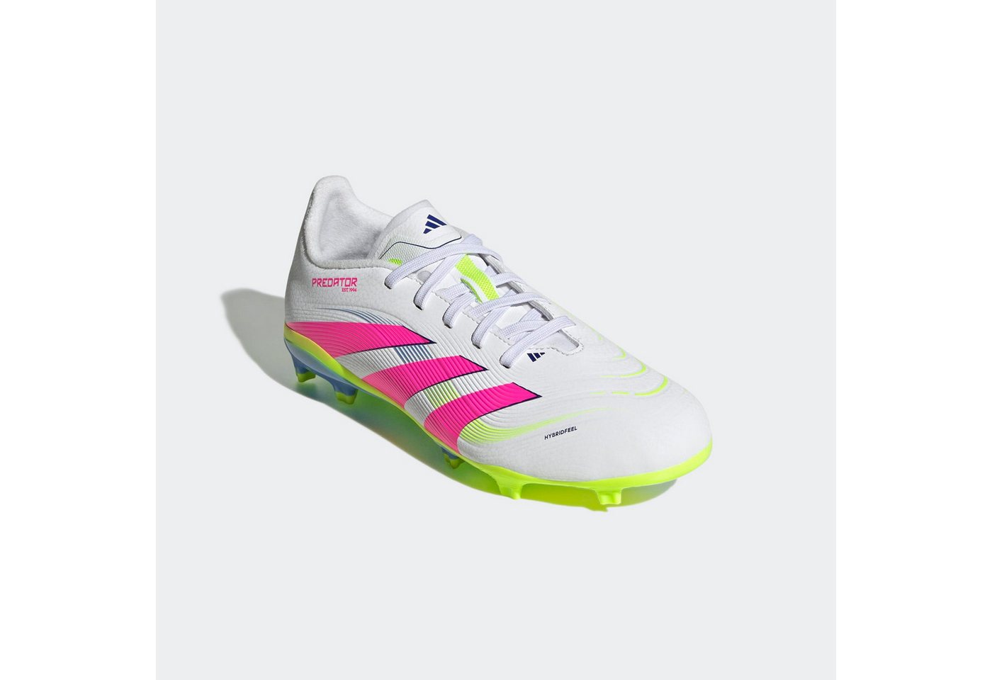 adidas performance PREDATOR LEAGUE KIDS FG/MG Fußballschuh für Rasenplätze (weiß/rosa)