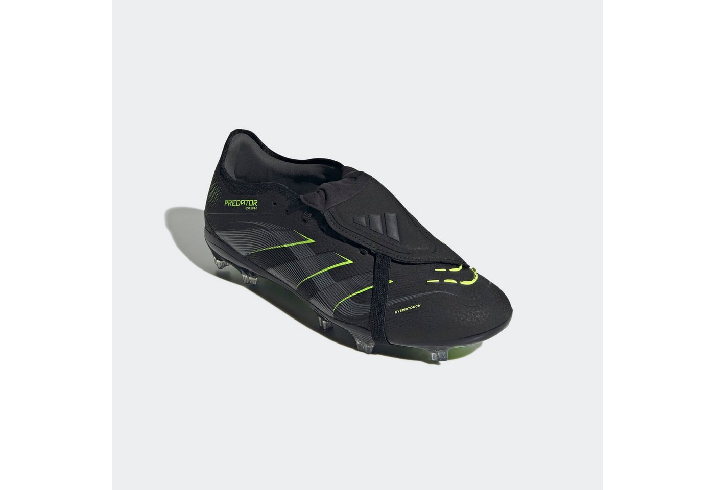 adidas performance PREDATOR PRO FOLD-OVER TONGUE FG Fußballschuh geeignet für Rasenplätze (schwarz)