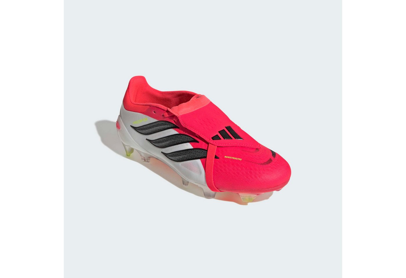 adidas performance PREDATOR PRO, FESTE BÖDEN, UMSCHLAGBARE ZUNGE Fußballschuh Außensohle für feste Böden