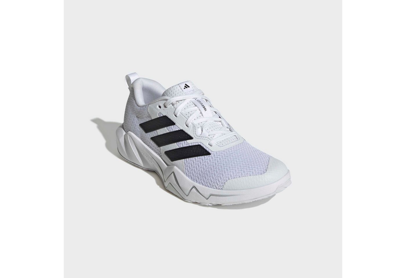 adidas performance RAPIDMOVE GO Trainingsschuh ideal für Gym und Fitnessstudio (weiß/schwarz/silber)