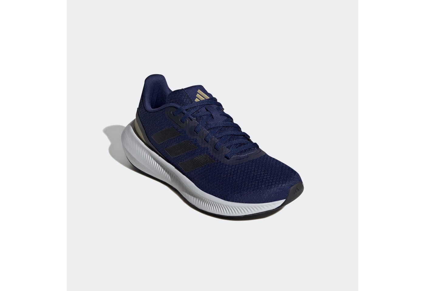 adidas performance RUNFALCON 3 Laufschuh (blau/schwarz/gold)